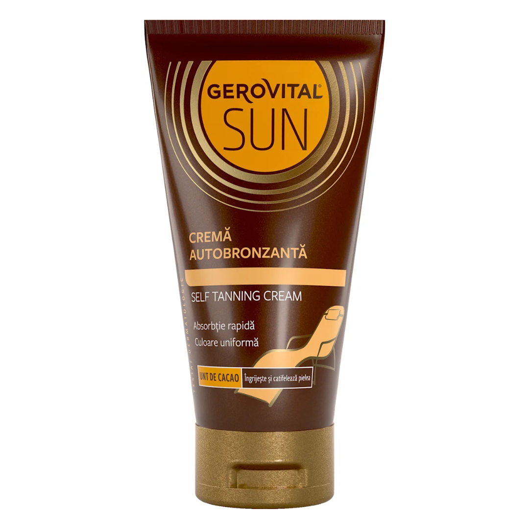 Crema autobronzanta Sun, 150 ml, Gerovital