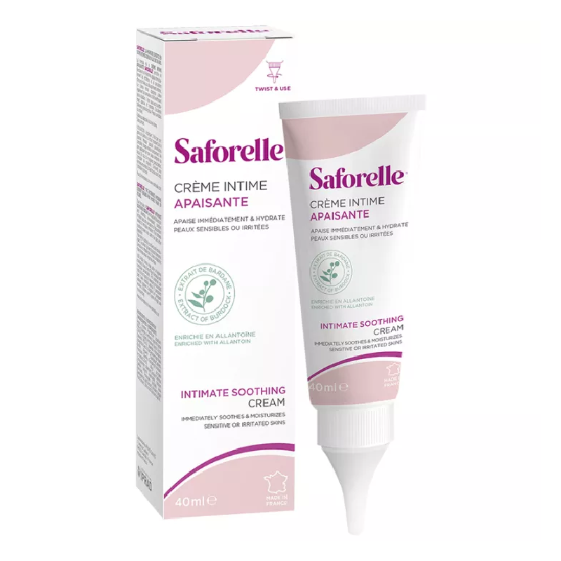 Crema intima calmanta cu brusture si alantoina, 40 ml, Saforelle