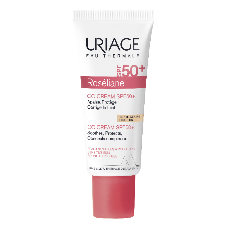 Crema CC anti-roseata cu SPF 50+ Roseliane, 40 ml, Uriage