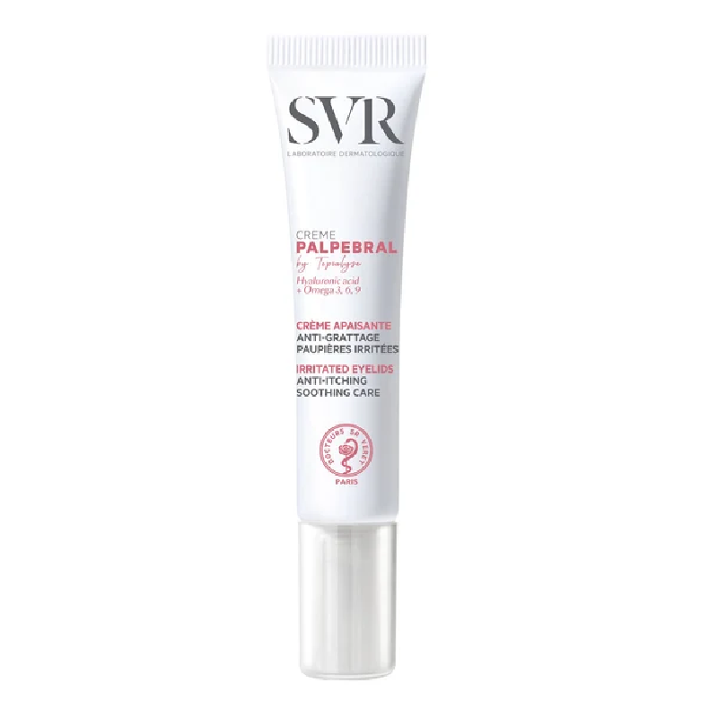 Crema calmanta anti-mancarime pentru pleoape iritate Topialyse Palpebral, 15 ml, Svr