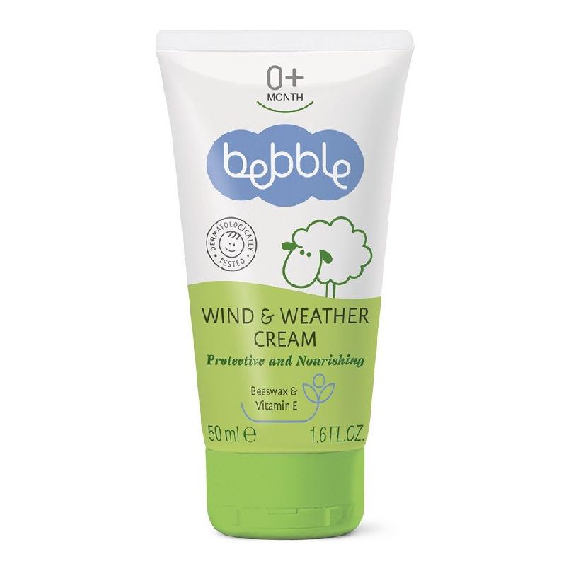 Crema de corp pentru vant si vreme nefavorabila, 50 ml, Bebble