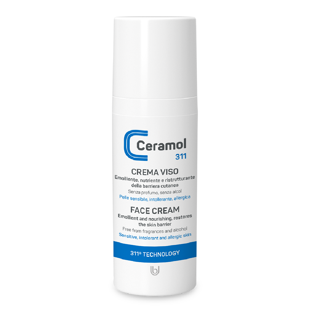 Crema De Fata Hidratanta Pentru Ten Sensibil Reactiv, 50 Ml, Ceramol