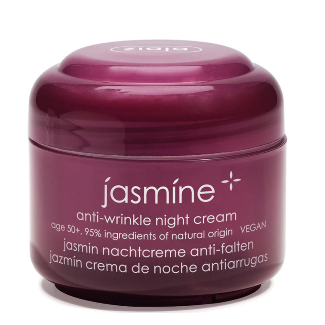 Crema de noapte anti-rid Jasmine Oil, 50+, 50 ml, Ziaja