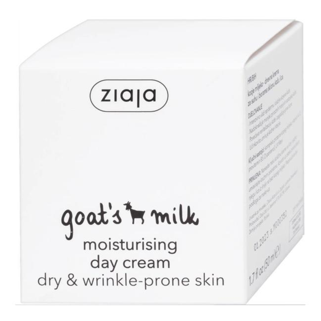Crema hidratanta de zi cu lapte de capra, 50 ml, Ziaja