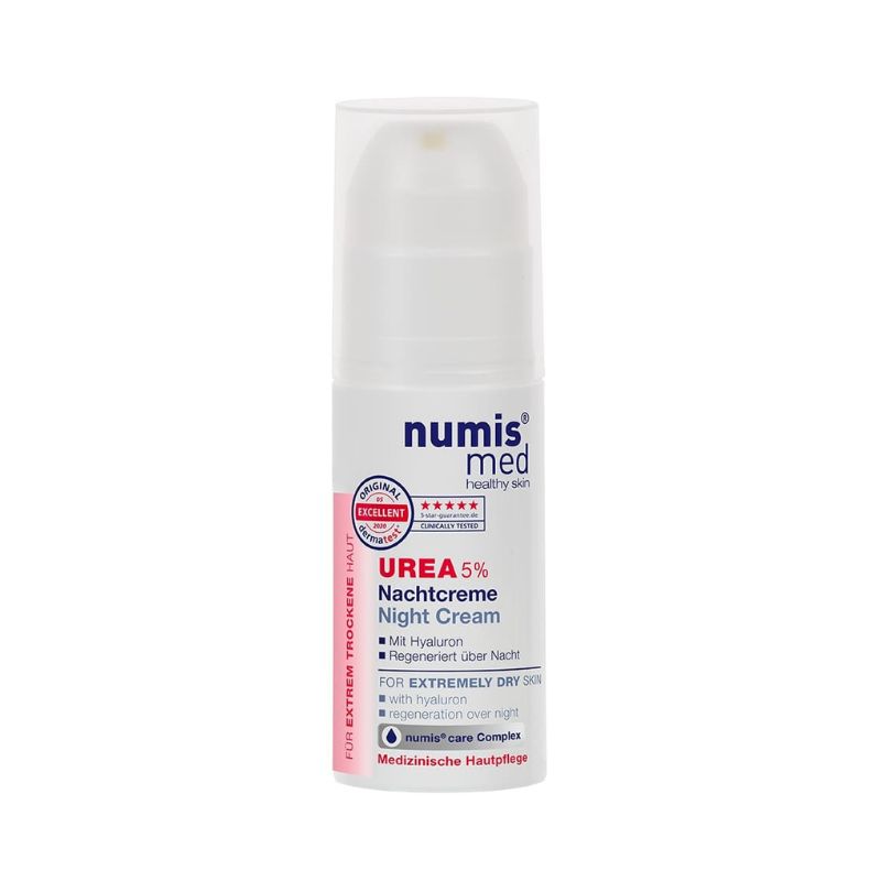 Crema De Noapte Pentru Fata Urea 5% + Hyaluron, 50 Ml, Numis Med