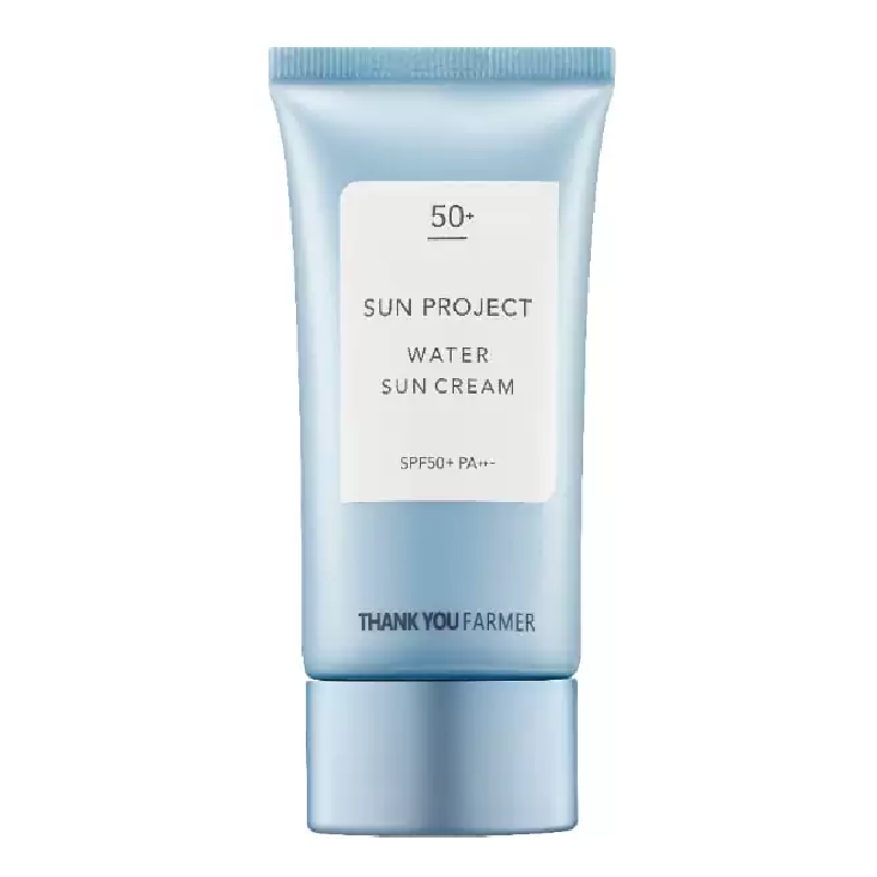 Crema protectie solara SPF 50+ Sun Project Water, 50ml, Thank You Farmer