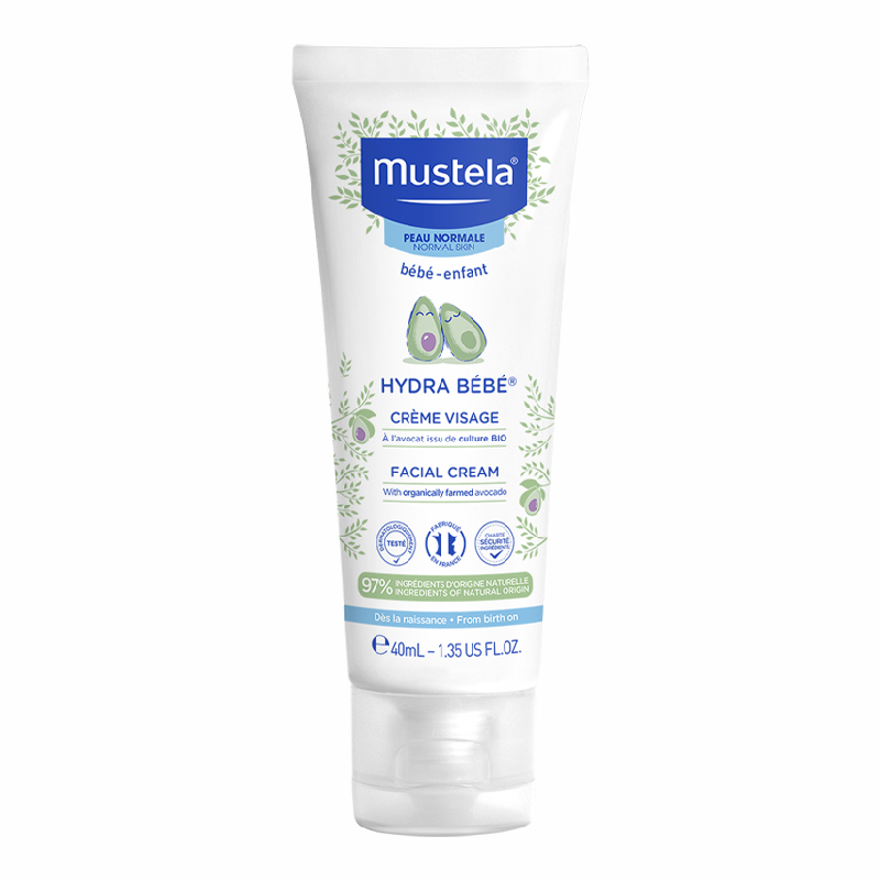 Crema hidratanta de fata, Hydra Bebe, 40 ml, Mustela