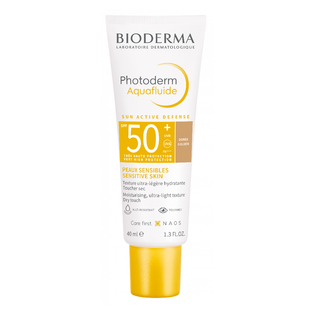 Crema lejera Photoderm Aquafluide, SPF50+, Doree, 40 ml, Bioderma