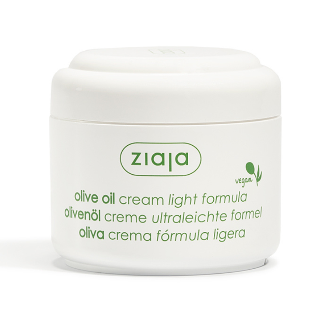 Crema nutritiva light cu ulei de masline si unt de shea pentru piele uscata, 100 ml, Ziaja