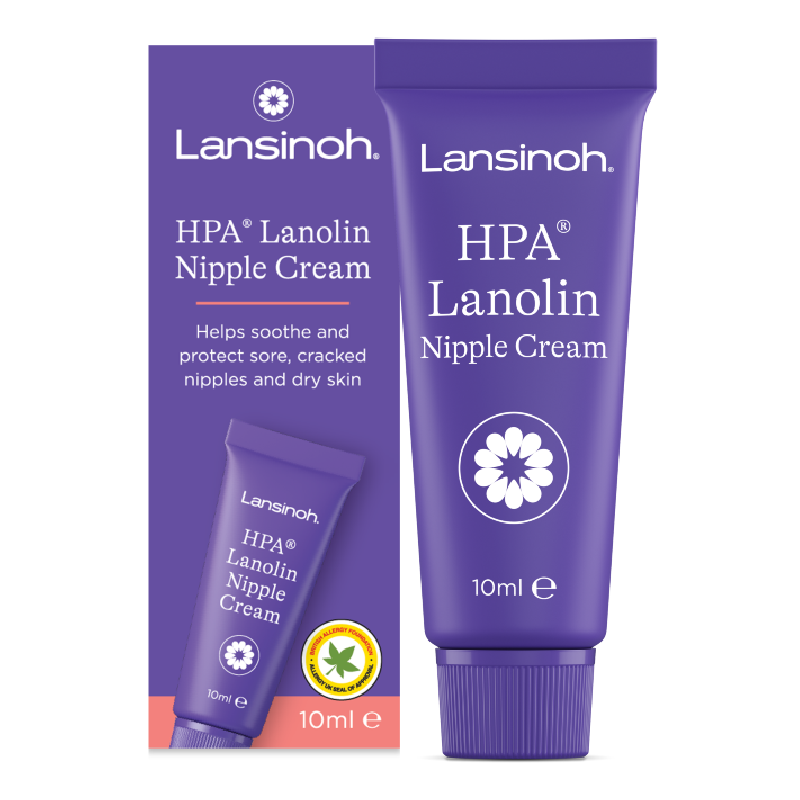 Crema pentru mameloane HPA Lanolin, 10 ml, Lansinoh