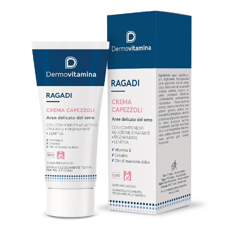 Crema pentru mameloane Ragadi, 30 ml, Dermovitamina
