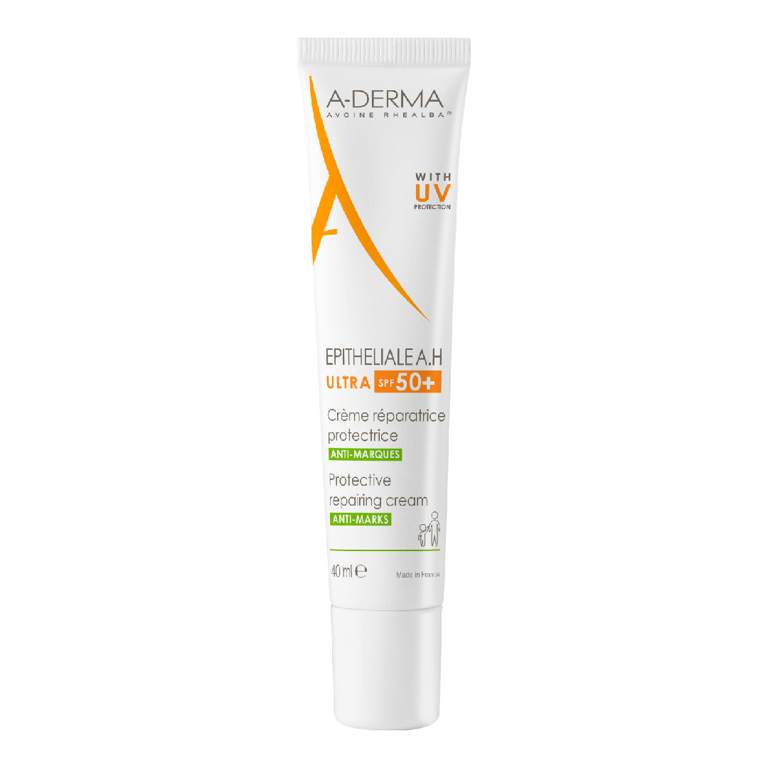 Crema reparatoare protectoare anti-semne Epitheliale A.H. Ultra SPF 50+, 40 ml, A-Derma