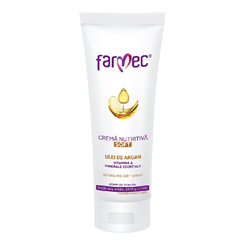 Crema Nutritiva Soft cu Ulei de Argan, 150 ml, Farmec