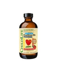 Secom, Cod Liver oil, pentru sistemul osos si nervos la copii, 237 ml