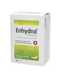 Enhydrol banana x 10 plicuri pulb. pt. sol. orala
