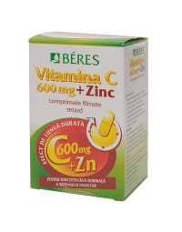 Beres Vitamina C 600mg + Zn x 30 tb