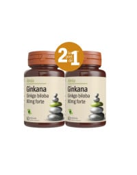 Alevia Ginkana Ginkgo biloba  forte 80 mg, pachet 30 + 30 comprimate