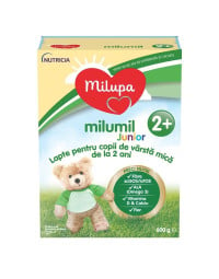 Lapte praf  Milupa Milumil Junior, 600 g, de la 2 ani