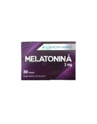 Melatonina 3mg pentru tulburarile de somn, 30 capsule