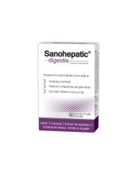 Sanohepatic DIGESTIE, 60 comprimate, Zdrovit