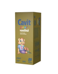 Cavit junior cu aroma de vanilie, 20 tablete masticabile