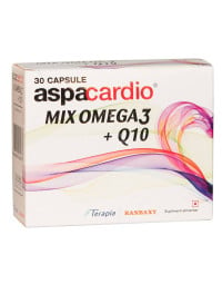 Aspacardio Mix Omega3 +Q10, 30 capsule