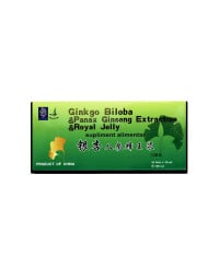 Ginkgo Biloba & Royal Jelly & Ginseng NATURALIA DIET, 10 fiole x 10 ml 