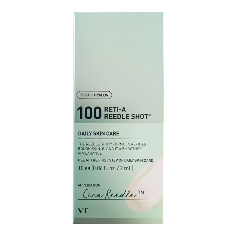 Ser pentru ten 100 Reti-A Reedle Shot, 2ml*10 bucati, VT Cosmetics