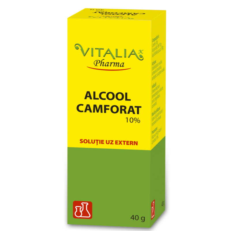 Alcool Camforat 10%, 40g, Vitalia