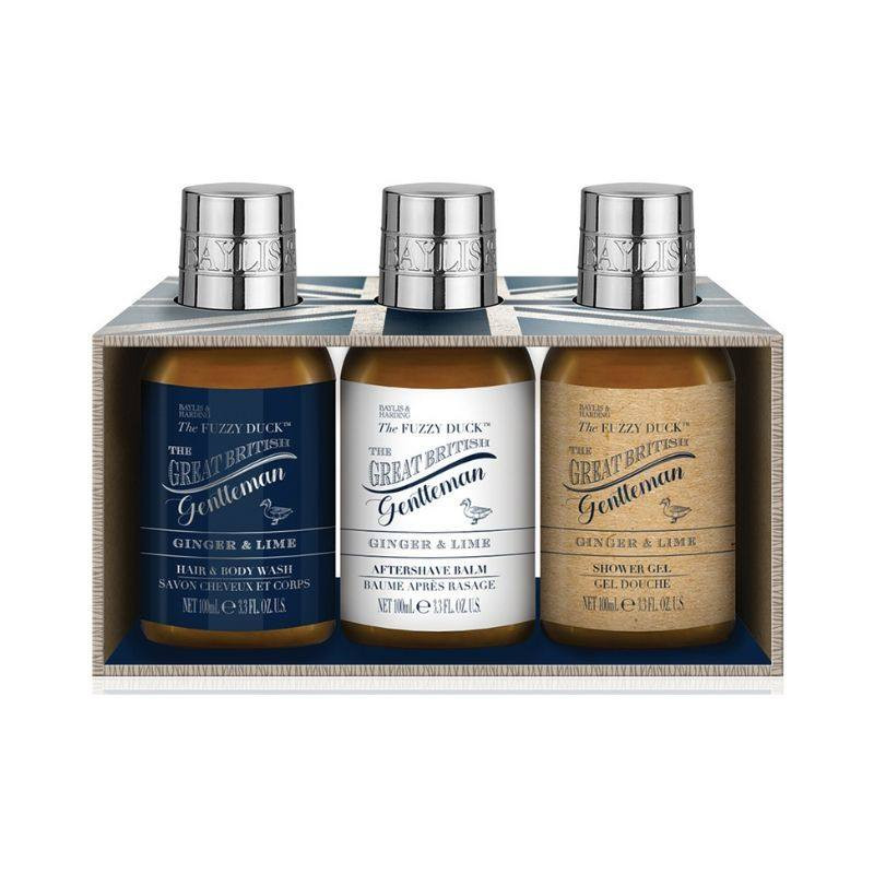 Baylis & Harding Set cadou Fuzzy Duck Men's Ginger & Lime Trio- Luxury bathing essentials