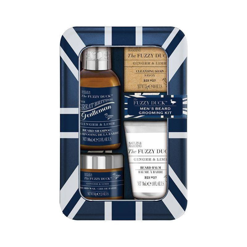 Baylis & Harding Set cadou Quartet Fuzzy Duck Men's Ginger & Lime- Luxury beard care