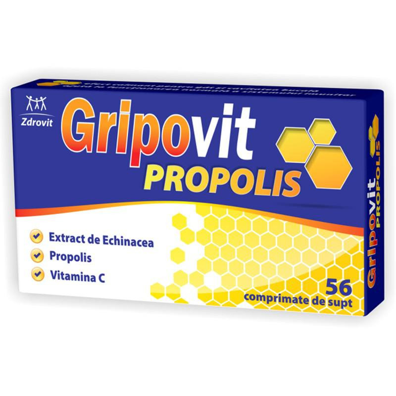 Gripovit Propolis, 56 capsule de supt