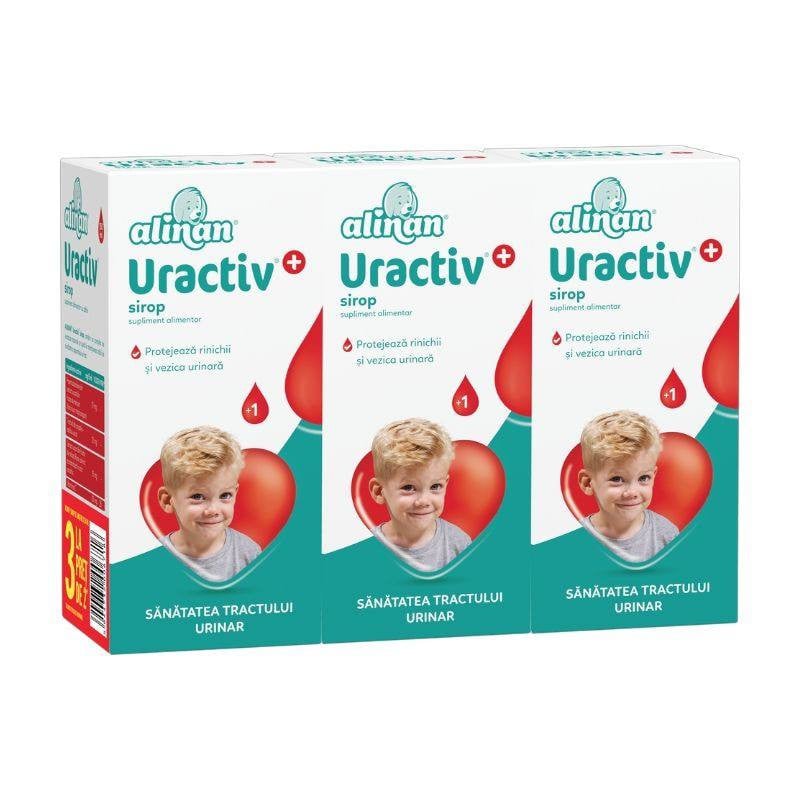 Alinan Uractiv sirop, 150 ml 3 la pret de 2