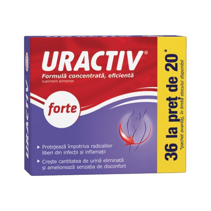 Uractiv forte, 36 capsule la pret de 20