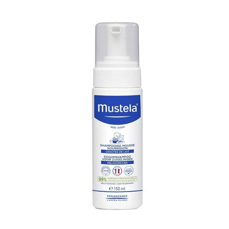 Sampon spuma pentru nou-nascuti, 150ml, Mustela