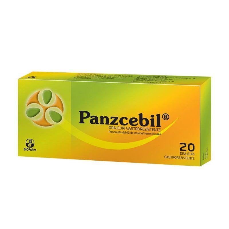 Panzcebil, 20 drajeuri gastrorezistente B.