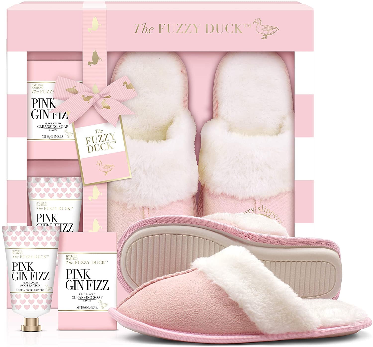 Baylis and Harding Set 3 piese FDP20SLIP – Papuci/Lotiune picioare 50ml/Sapun 100g