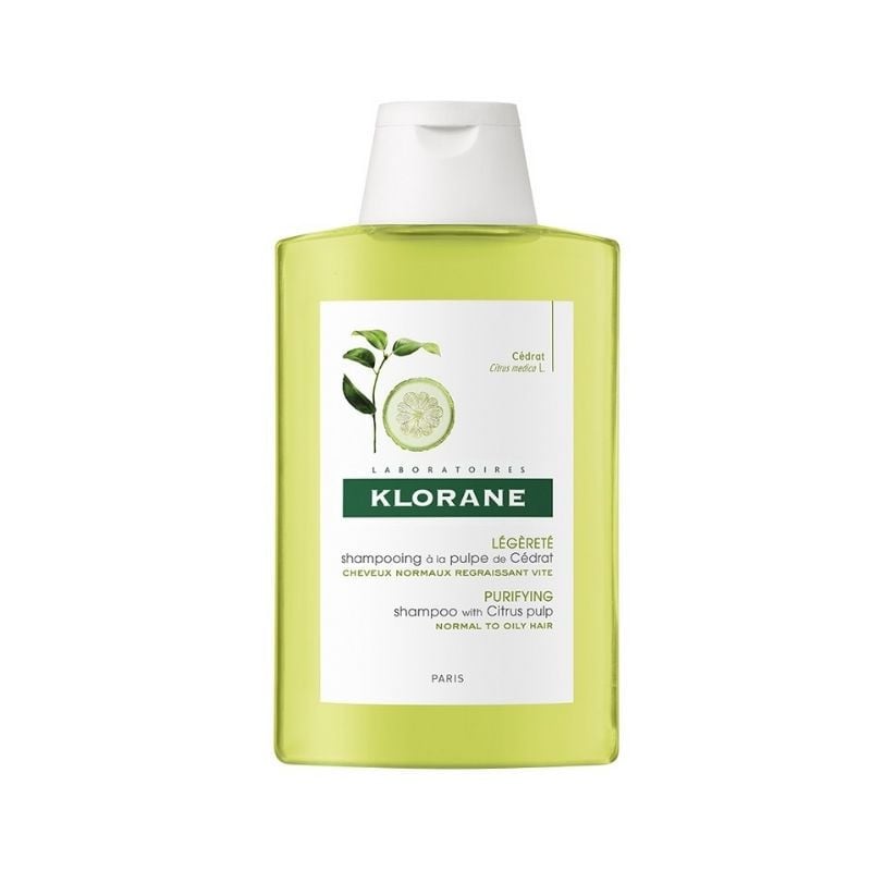 Sampon cu pulpa de citrice pentru par cu tendinta de ingrasare, 200 ml, Klorane