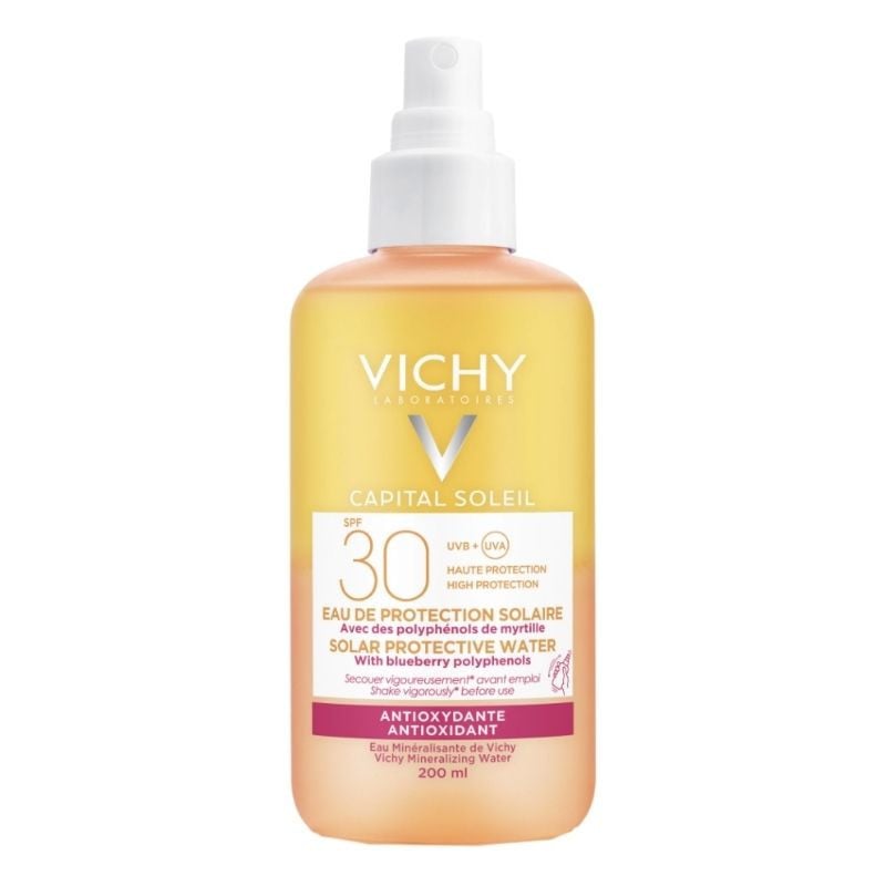 VICHY CAPITAL SOLEIL Apa de protectie solara Antioxidanta SPF30+, 200ml