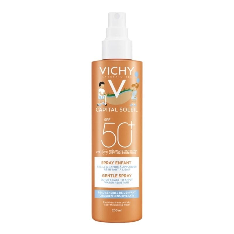 VICHY CAPITAL SOLEIL Spray pentru copii, rezistent la apa SPF 50+, 200ml