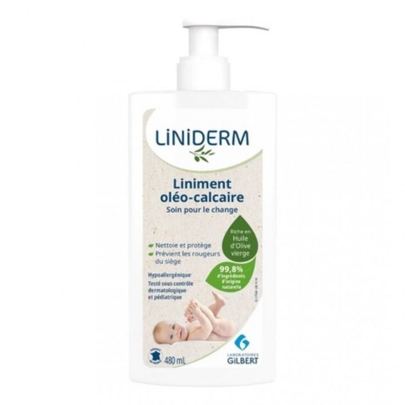 Liniderm Solutie dermatologica pentru curatarea zonei scutecului, 480ml