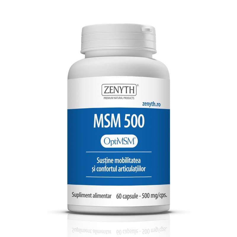 MSM 500 500mg, 60cps.