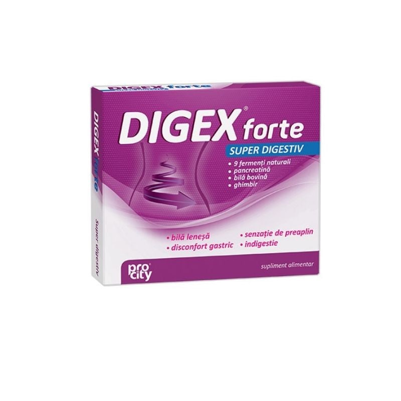 DIGEX Forte Super Digestiv,10 capsule 1+1 GRATIS