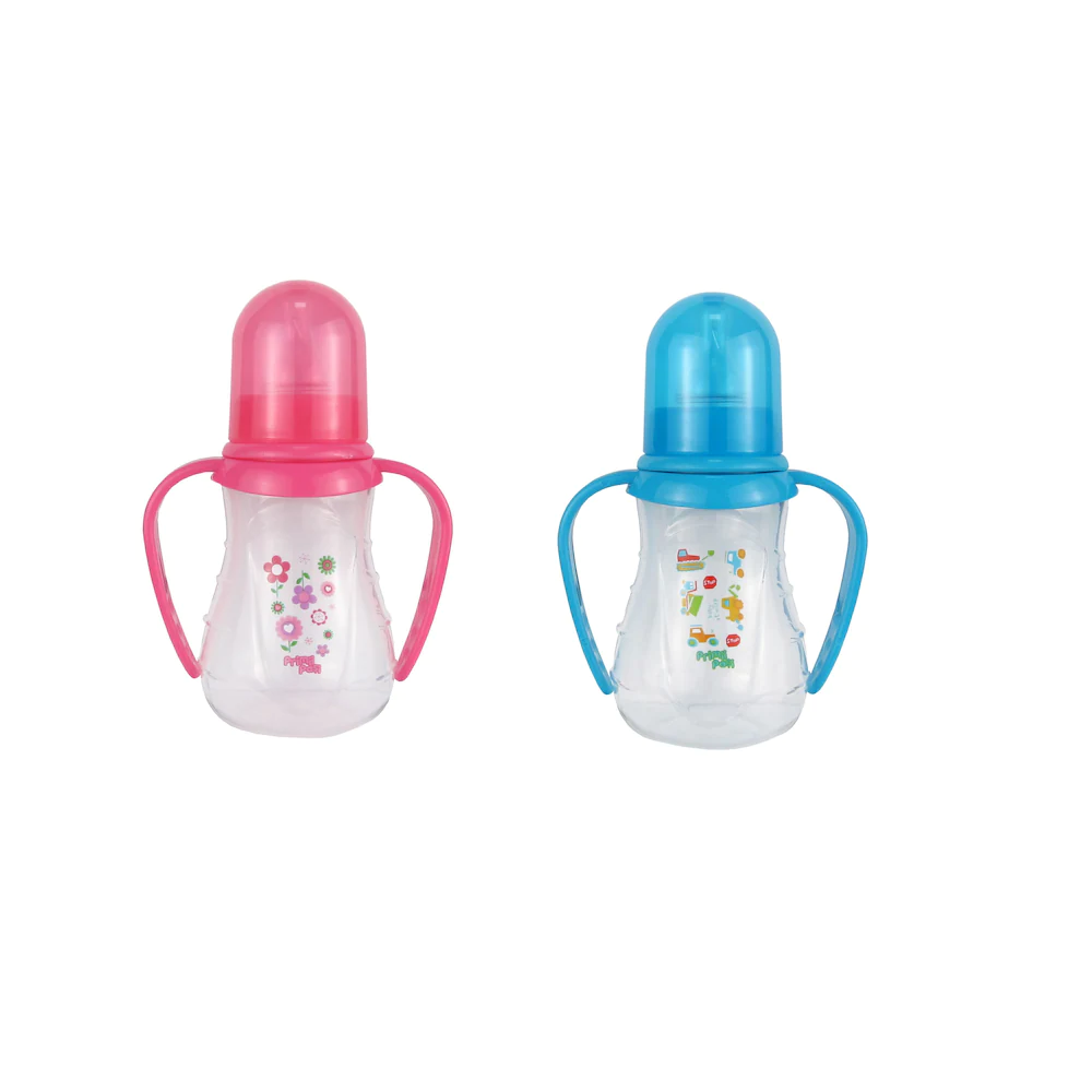 Biberon cu manere R0155 decorat, 150ml, Primii Pasi