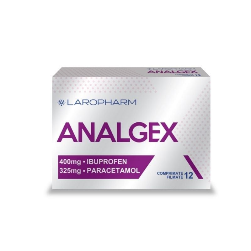 Analgex 400 mg / 325 mg, 12 comprimate