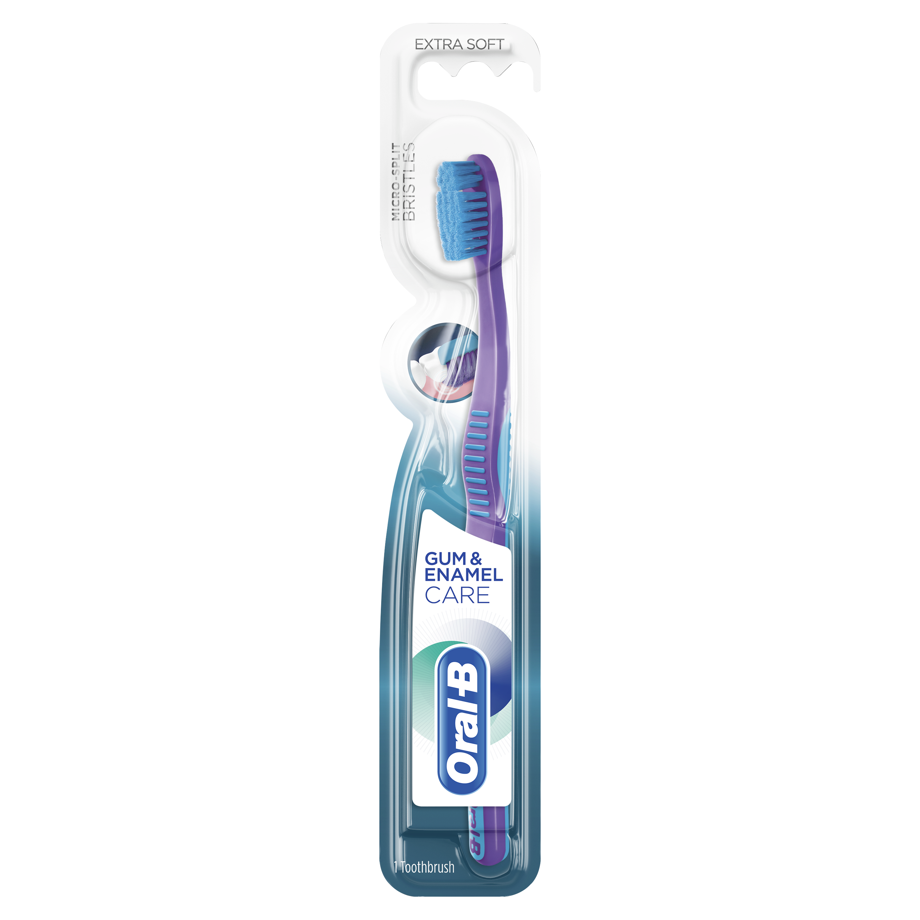 Oral-B Gum Purify Periuta de dinti manuala  extra-moale, 1 bucata