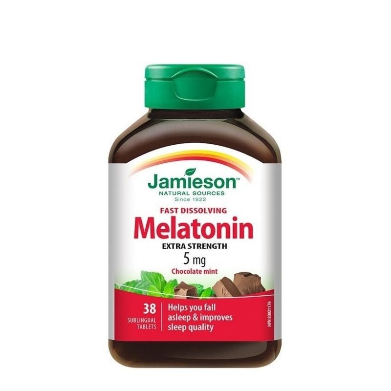 Melatonina 5 mg, 35 comprimate cu dizolvare rapida, Jamieson