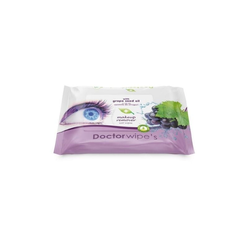 Servetele umede demachiante, 20 bucati, Dr. Wipes