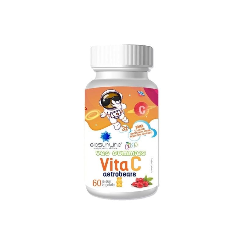 Ursuleti gumati Astrobears VitaC, 60 bucati, Helcor