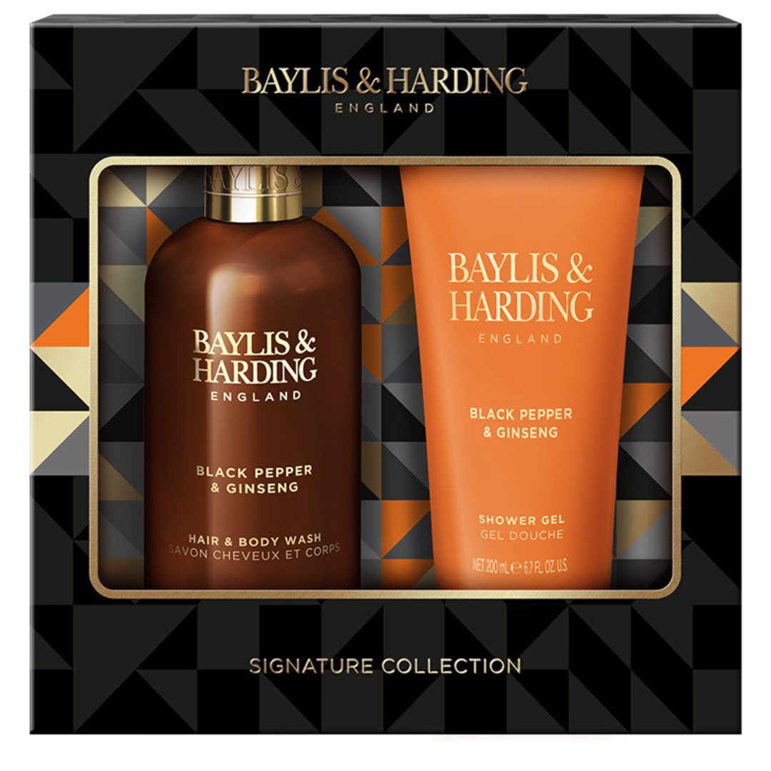 Baylis & Harding, Set pentru barbati cu ginseng, sampon pentru corp si par, gel dus